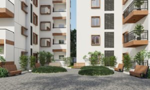 Vrushabadri Winter Park residential project exterior view
